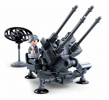 Niemiecka armata przeciwlotnicza - seria Druga Wojna - klocki (B0680D)