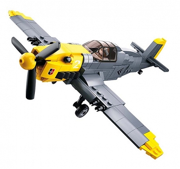 Samolot niemiecki - seria Druga Wojna - klocki (B0692)