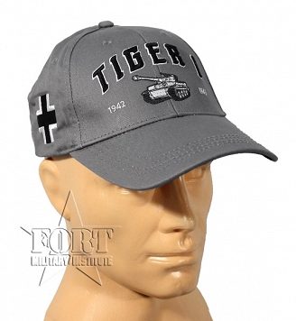 Czapka - Czołg Tygrys - WW II Series - szara