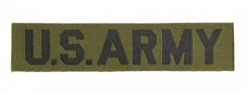Taśma - US ARMY - oliwkowa , żakard