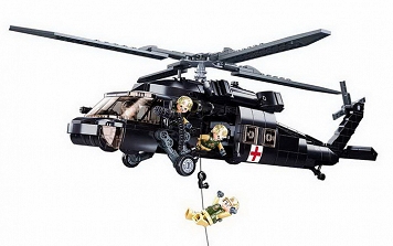 Helikopter US Medical Army - klocki (B1012)