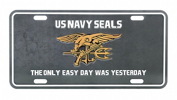 Tablica rejestracyjna - US Navy Seals