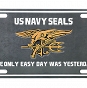 Tablica rejestracyjna - US Navy Seals