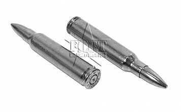 Amunicja - rekwizyt -  5,56 x 45 mm NATO - M 16 - srebrna