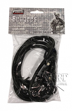 Ekspandery Bungees - czarne - kpl. 2 szt.