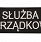 Naszywka Służba Porządkowa - czarna - 14 x 5 cm