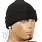 Czapka - docker cap - czarna - Fine knitted
