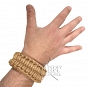 Opaska na rękę 9" Paracord - szeroka - piaskowa