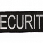 Naszywka SECURITY -  biała - 15 x 5 cm 