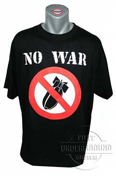 Koszulka - NO WAR - bomba