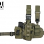 Kabura udowa - panel - Hip Holster - zielona