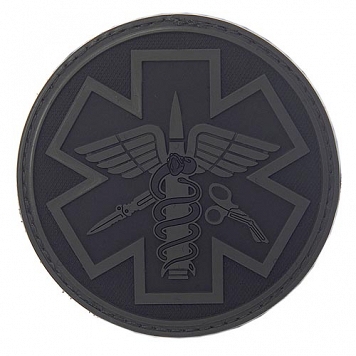 Naszywka 3D - Paramedic - szara