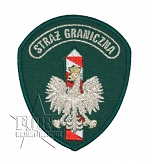Naszywka - Straż Graniczna - zielona