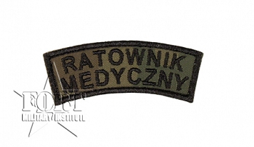 Łuczek - naszywka - Ratownik Medyczny - WP camo - na rzep