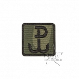 Naszywka - Polska Walcząca typ 2 - WP camo - mała