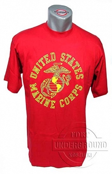 Koszulka - USMC - czerwona