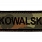 Naszywka z nazwiskiem - flecktarn - na rzep