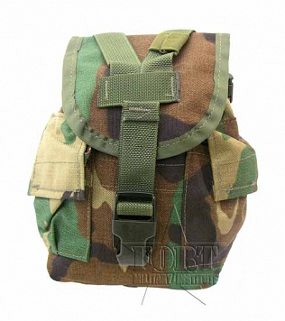 Pokrowiec na manierkę - woodland  - używany