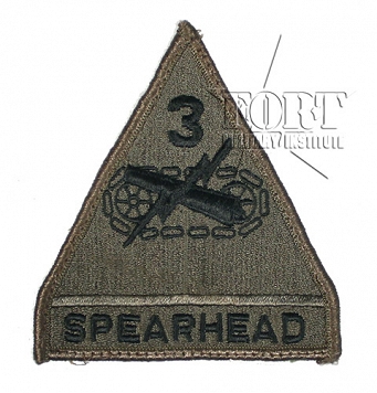 Naszywka - 3rd Armored Division Spearhead - polowa