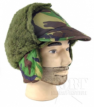 Czapka zimowa - DPM woodland