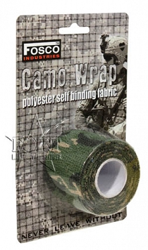 Taśma maskująca Camo Wrap - woodland