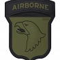 Naszywka 3D - U.S. 101st Airborne Division - zielona