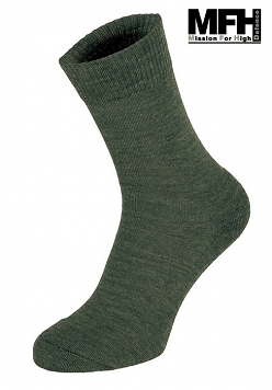 Skarpety Merino - zielone