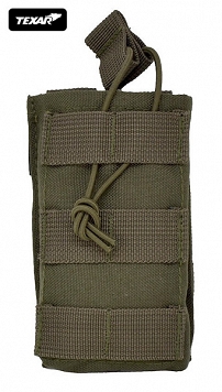 Ładownica  M 4/M 16 - pojedyńcza - otwarta - Molle - zielona - Texar