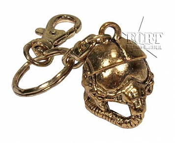 Breloczek - Hełm pilota - złoty