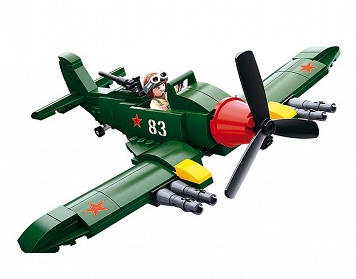 Samolot rosyjski - seria Druga Wojna - klocki (B0683)