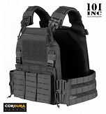 Kamizelka taktyczna - nośnik płyt balistycznych - QR Plate Carrier Lasercut - szara - Wolf Grey