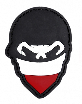Naszywka 3D - Polish Skull Balaclava - kolor