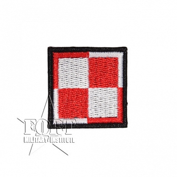 Naszywka Szachownica Lotnicza - 3x3cm - na rzep