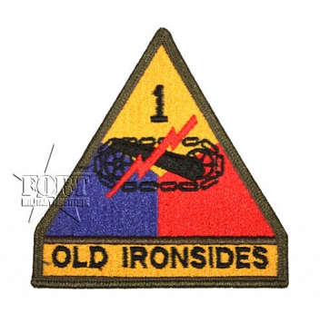 Naszywka - 1st Armored Division Old Ironsides - wyjściowa