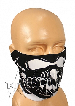 Maska neoprenowa - Biker Mask - Czaszka 3