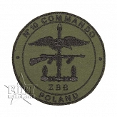 Naszywka - No. 10 Commando, Poland - ZBB - zielona
