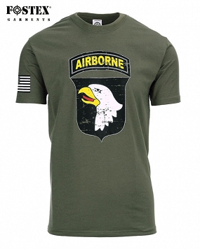 Koszulka - 101st Airborne Division - zielona