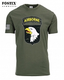 Koszulka - 101st Airborne Division - zielona