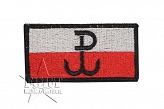 Naszywka - Flaga - Polska Walcząca (Kotwica) - średnia