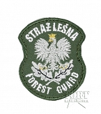Naszywka - Straż Leśna - Forest Guard - na rzep