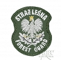 Naszywka - Straż Leśna - Forest Guard - na rzep