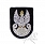 Orzełek na beret - Czarny - mały