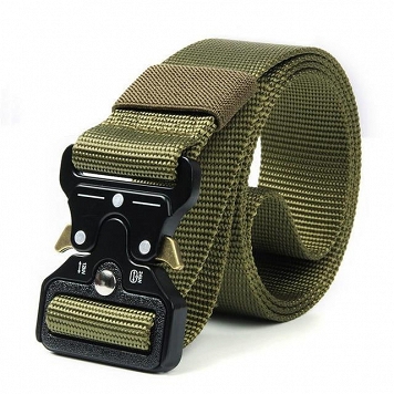Pas taktyczny BSH z klamrą Quick Release - zielony - szer. 3,9 cm