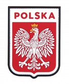 Naszywka 3D - Godło Polski - kolor