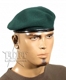 Beret Commando tłoczony - zielony - nowy