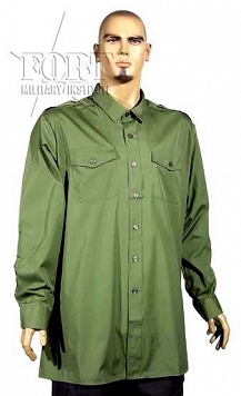 Koszula brytyjska - Shirt Man's OD - długi rękaw - nowa