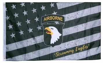 Flaga USA - 101st Airborne Division - 100x150cm - WW II Series
