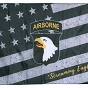 Flaga USA - 101st Airborne Division - 100x150cm - WW II Series