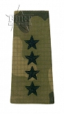Pagony WP camo ripstop - czarne - Kapitan