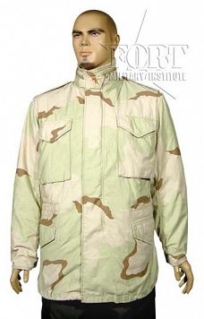Kurtka M 65 - US ARMY - 3 Color Desert - używana